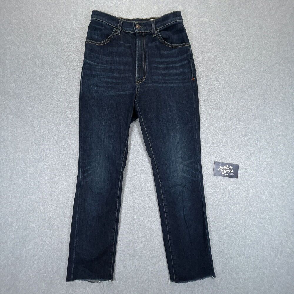 Imogene Willie Jeans Womens 27 (26x27) Elizabeth High Rise Straight Cutoff Crop